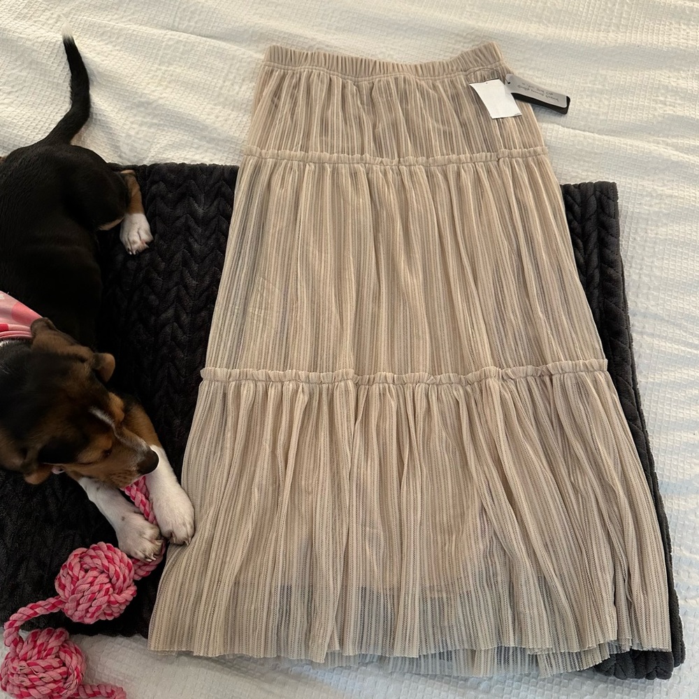 Shimmery Midi Skirt - Picture 4 of 5